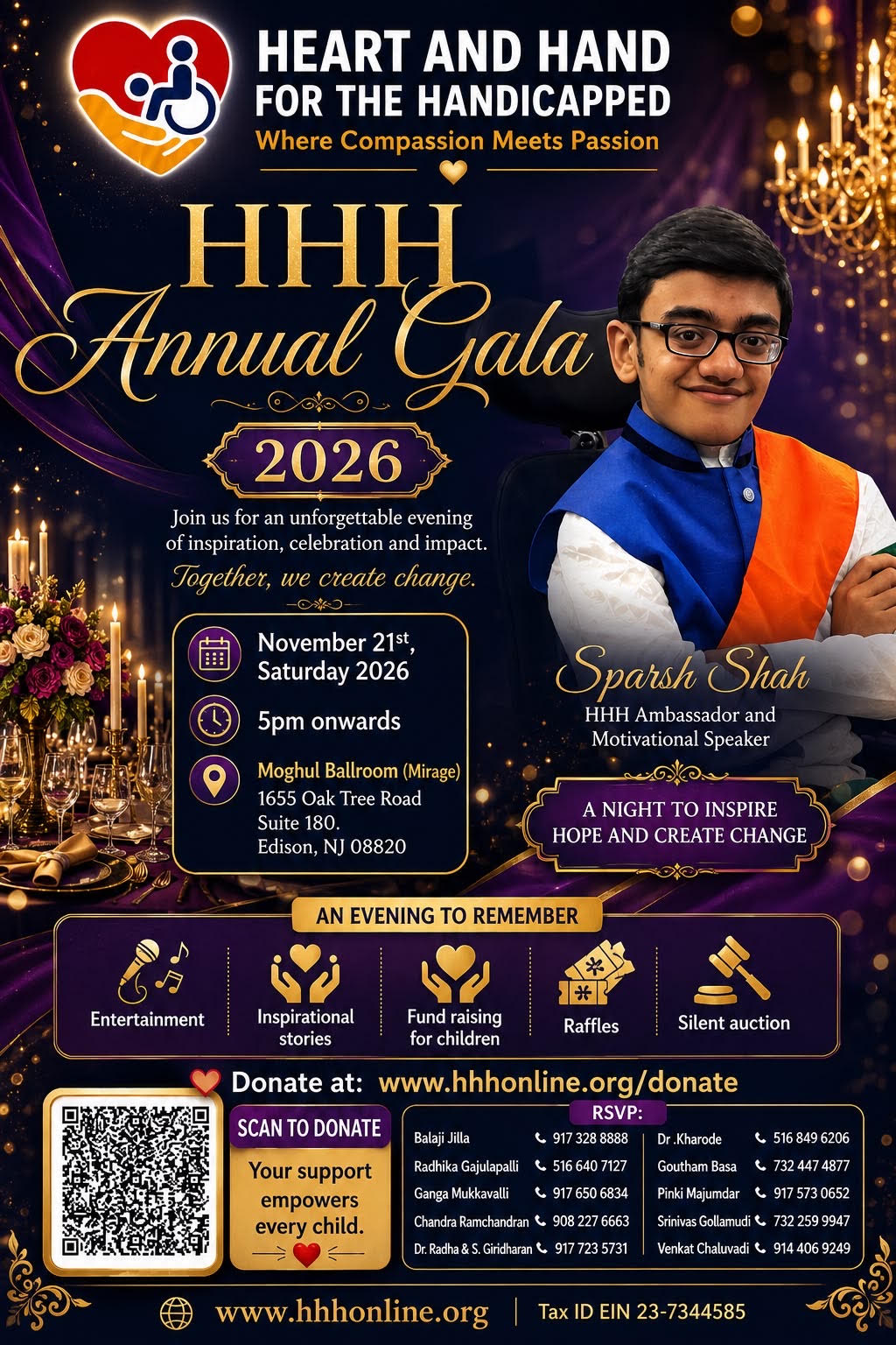 HHH Annual Gala 2026 Flyer